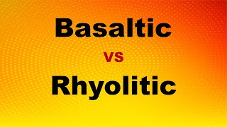 Basaltic VS Rhyolitic Magma [upl. by Ahsitneuq229]