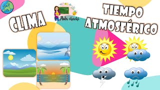 Clima y Tiempo Atmosférico  Aula chachi  Vídeos educativos para niños [upl. by Strenta]