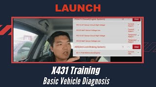 X431  Products Training about Basic Vehicle Diagnosis  LAUNCH [upl. by Epperson802]