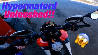 My first ride on the Ducati Hypermotard 950 SP with FULL Termi exhaust  Upmap [upl. by Czarra]