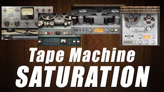 Tape Machine II SATURATION comparison [upl. by Naggem480]