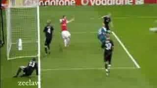 Nicklas Bendtner pulls a Benny Hill [upl. by Ernestine692]