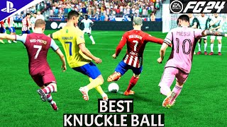 FC 24 Knuckleball Compilation Ft Ronaldo amp Messi PS5 [upl. by Anirt]