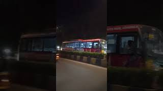 Tata Marcopolo AC Bus On Route A244 Kandivali Station W To Gorai Depot Via Charkop Village [upl. by Llenoj]