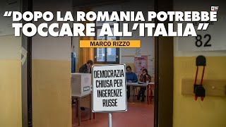 Marco Rizzo quotIn Romania hanno annullato le elezioni con motivazioni ridicole E un fatto gravequot [upl. by Adahs]