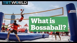 Bossaball at the Beach Volleyball World Champs 2017 in Vienna [upl. by Esyli462]