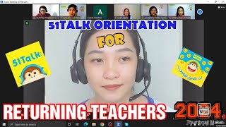 🥰51talks Reorientation For Returning Teachers In 2024 WHAT TO EXPECT😱  51talk [upl. by Lamee483]