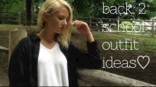 2 Back to School Outfit Ideas [upl. by Dust796]