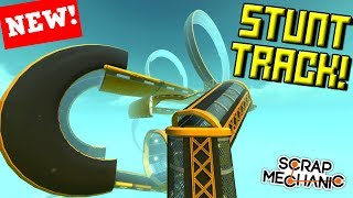 LOOPY STUNT RACE TRACK CHALLENGE  Scrap Mechanic Multiplayer Monday Ep 83 [upl. by Ahcsim]