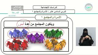 الأسرة والمجتمع 1  الدراسات الاجتماعية  رابع ابتدائي [upl. by Jorgensen]