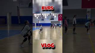 Voleybol Kursuna Benimle Hazırlan  Kurs Vlog  shorts [upl. by Wulf770]