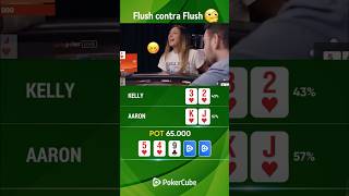 Flush 🆚Flush pokerbrasil poker casino pokerplayer poquer pokertime shorts pokerfun fyp [upl. by Lynda]