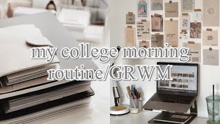 GRWM for collegemorning routineRESET series [upl. by Cia]