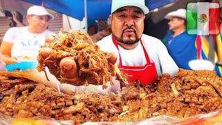 Comida Mexicana Extrema en Michoacán 🌮🇲🇽 TACOS DE CARNITAS GIGANTES  8 Horas Tour de la Capital [upl. by Piwowar915]