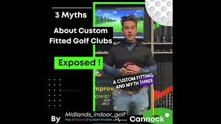 Three Myths About Custom Fitted Golf Clubs [upl. by Shelbi702]