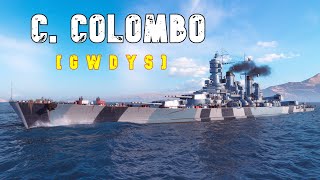 World of WarShips Cristoforo Colombo  6 Kills 324K Damage [upl. by Harilda]