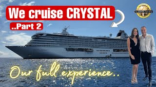 Join us as we cruise CRYSTAL Part 2 We continue our adventure on this wonderful ship [upl. by Dnalerb]