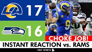 WTF Seahawks Instant Reaction amp News After 1716 LOSS to LA Rams Kenneth Walker Injury News [upl. by Niraj937]