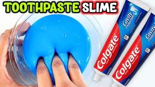 COLGATE TOOTHPASTE SLIME💦 How to make slime with Colgate Toothpaste ASMR [upl. by Benjamin]