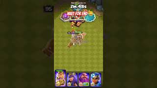 2x Druids Vs Kings Vampstache ability  Clash of Clans  shorts coc shortsfeed [upl. by Kalvn]