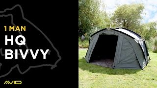 Avid Carp HQ 1 Man Bivvy [upl. by Frohman271]