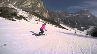 Ski the Dolomites  Italy  Colfosco [upl. by Esirrehc457]