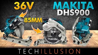 🔥BRUTALE POWER amp 85mm😨  MAKITA 36V Akku Handkreissäge DHS900Z  Review amp Test [upl. by Gnoud645]