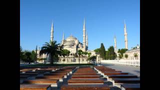 2013 Turquie Istanbul Blue Mosque La Mosquée Bleue Sultanahmet Camii 6 Minarets et Mosaïques [upl. by Ellocin]