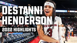 Destanni Henderson 2022 NCAA tournament highlights [upl. by Silenay699]