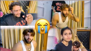 Anshu ne mujhe GANJA🧑‍🦲kr diya 😭Mere etne Sundr baal kaat diye😭 SHOCKED ​⁠ [upl. by Kciredes33]