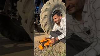 Two jcb damaged by real tractor shrots [upl. by Artinek]