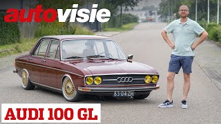 Audi 100 GL  Uw Garage  Autovisie [upl. by Peskoff950]