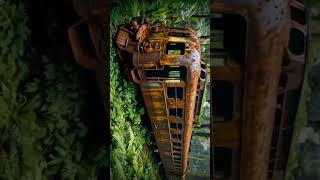 Abandoned Train in Rain Forest AI generated [upl. by Anson700]