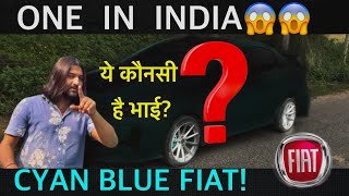 Fiat Linea  One In India  Cyan Blue Tastefully Modified  Karan Tanwar [upl. by Enitsuga]