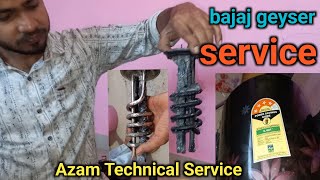 baja geyser serviceबाजा गीजर की सर्विस कैसे करें Geyser serviceGeyser se badbu pani aane ka karan [upl. by Goldenberg]