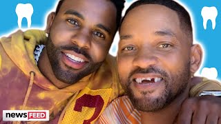 Jason Derulo KNOCKS OUT Will Smiths Teeth In Freak Accident [upl. by Luapnaej]