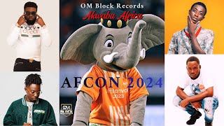 OM Block Records  Akwaba Africa  AFCON 2024  Official Lyric Video [upl. by Champagne]