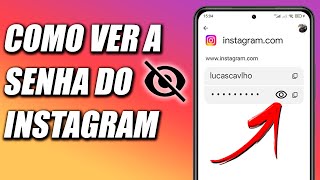 COMO SABER A SENHA DO INSTAGRAM [upl. by Buhler]