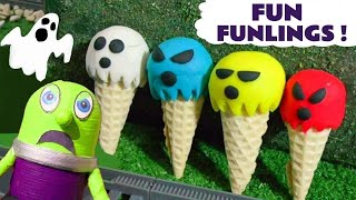 Funny Funlings fun Ice Cream Stories with Funlings Toys [upl. by Johathan]