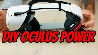 DIY Cheap VR Power for Oculus Quest 2 or similar for longer playing time [upl. by Tteirrah]