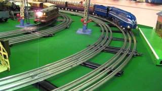 Electric O Gauge Trains At Northend HRCA March 2013 [upl. by Sinne]