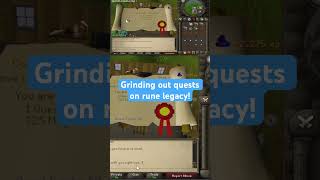 Grinding out quests on rune legacy rsps osrs runescapeprivateserver [upl. by Lila]