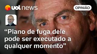 Bolsonaro não esconde desejo de fuga e pode executar o plano a qualquer momento diz Josias de Souza [upl. by Ys365]