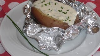 ★❤recette pomme de terre papillote crème ciboulette★❤ [upl. by Kelson709]