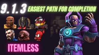 913 Easy Path For Completion Itemless hearthacker mcoc [upl. by Bryner200]