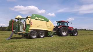 Silageballen pressen und wickeln mit Comrima CV 150 XC extreme [upl. by Aicala]