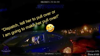 Female Flees Savannah PD and Gets Away  Calls 911 When GSP Chases Her  Gets PITed [upl. by Ultima]