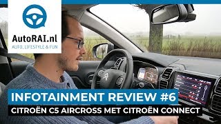 Citroën C5 Aircross met Citroën Connect  Infotainment Review 6  AutoRAI TV [upl. by Caraviello]