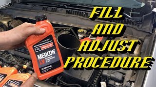 20132019 Ford Explorer Escape Fusion 6F35 Six Speed Transmission Fluid Change Procedure [upl. by Marvella48]