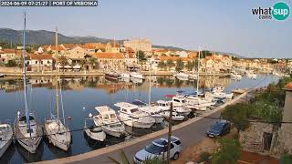 Vrboska otok Hvar  Live Cam Croatia 09062024 [upl. by Ayekram537]